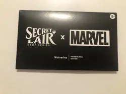 MTG Secret Lair x Marvel's Wolverine RAINBOW FOIL SEALED IN HAND - Image 1
