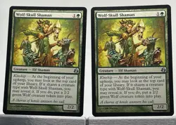 MTG Wolf-Skull Shaman X2 - NM Morningtide 140/150 - Magic: The Gathering - Image 1