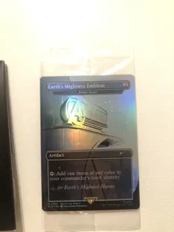 MTG × Secret Lair Drop - Earth's Mightiest Emblem - Arcane Signet (Rainbow Foil) - Image 2