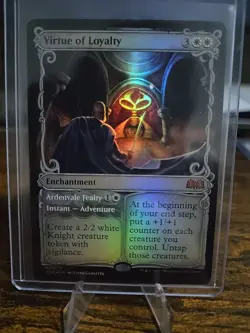 NM Foil Virtue of Loyalty (Showcase) #277 Wilds of Eldraine MTG - Image 1
