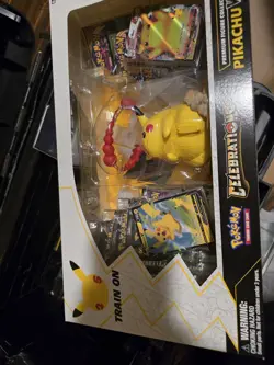 Pokemon Pikachu V Max TCG Premium Figure Collection Celebration Box - Image 1