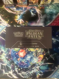 Pokemon TCG Paldean Fates Pokemon Center Elite Trainer Box ETB - Image 3
