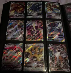Pokemon TCG Binder 80+ Cards !V & V Max ! NM Condition Japanese Bulk Singles! - Image 1