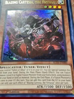 3x Blazing Cartesia, The Virtuous | BLTR-EN080 | UR | LP | 1st Edition | YuGiOh! - Image 4