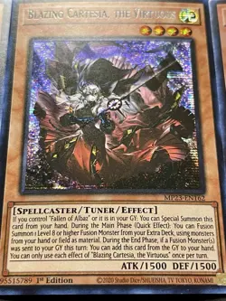 3x Blazing Cartesia, The Virtuous | MP23-EN162 | Prismatic Secret Rare | YuGiOh! - Image 4