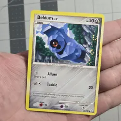 Beldum Inverted Back Misalignment Error Miscut Pokemon Card 84/146 - Image 2