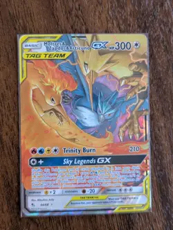 Moltres Zapados Articuno GX Hidden Fates Card 44/68 Promo Pokemon TCG From Box - Image 1