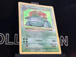 1999 Pokemon VENUSAUR Base Set SHADOWLESS Edition HOLO Rare Card 15/102 WotC MP - Image 4