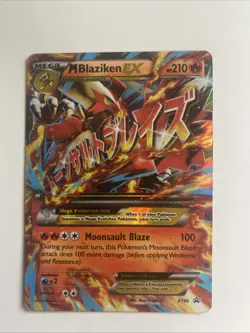 Pokemon M Blaziken EX XY86 Black Star Promo Holo Pokemon Card - LP - Image 1