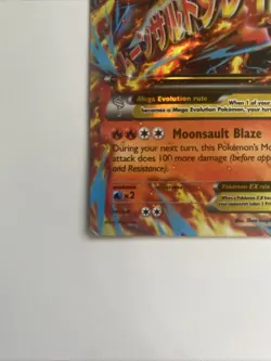 Pokemon M Blaziken EX XY86 Black Star Promo Holo Pokemon Card - LP - Image 2
