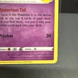 Mew 011/025 - 2021 Celebrations 25th Anniversary Holo Rare Pokemon TCG Card NM - Image 4