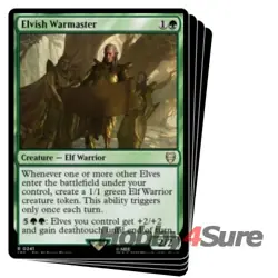 Elvish Warmaster X4 MTG The Lord Of The Rings: Tales Of Middle-earth Commander - Image 1