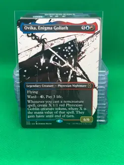 Ovika, Enigma Goliath SHOWCASE - 322 - Rare - Phyrexia: All Will Be One - Image 1