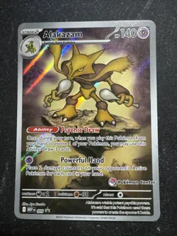 Alakazam 009 Pokemon Center Stamped Black Star Promo Mega Evolution NM - Image 1