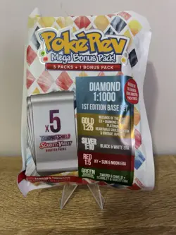 PokeRev 6.0 Pokemon Mystery Pack (5 Boosters + 1 Mega Bonus Pack) - Image 1