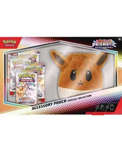 Pokemon Prismatic Evolutions Accessory Pouch Special Collection Box SEALED NEW - Image 1