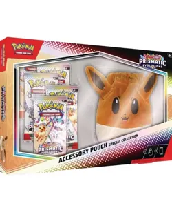 Pokemon Prismatic Evolutions Accessory Pouch Special Collection Box SEALED NEW - Image 2