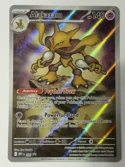 Alakazam 009 Black Star Promo Pokemon Mega Evolution NM - Image 1