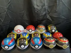 Pokemon Pokeball Tins 19 Total Sold Together Pikachu Charizard Empty - Image 1