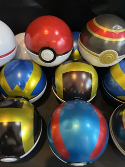 Pokemon Pokeball Tins 19 Total Sold Together Pikachu Charizard Empty - Image 3