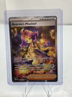 Pokemon Mega Evolution Acerola's Mischief Secret Illustration Rare, #183/132 - Image 1