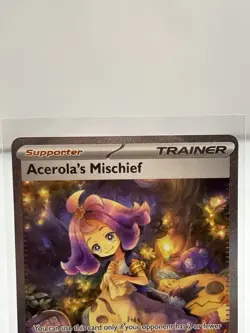 Pokemon Mega Evolution Acerola's Mischief Secret Illustration Rare, #183/132 - Image 3