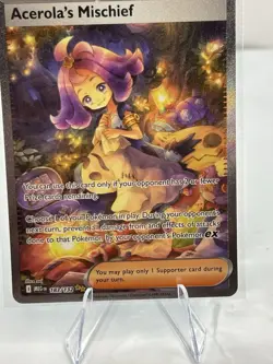 Pokemon Mega Evolution Acerola's Mischief Secret Illustration Rare, #183/132 - Image 4