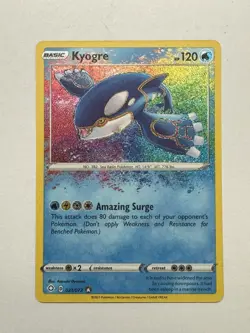 Pokemon TCG - Kyogre - Shining Fates 021/072 Amazing Rare - Image 1