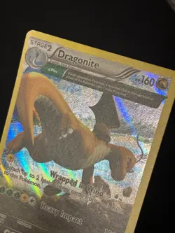 2015 POKEMON XY ROARING SKIES DRAGONITE 52/108 REVERSE HOLO - Image 4