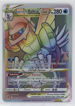 Rainbow - Origin Forme Palkia VSTAR Pokemon Sword & Shield Astral Radiance #192 - Image 1