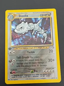 Pokemon TCG Steelix 1st Edition Holo Neo Genesis 15/111 - Image 1