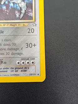 Pokemon TCG Steelix 1st Edition Holo Neo Genesis 15/111 - Image 2
