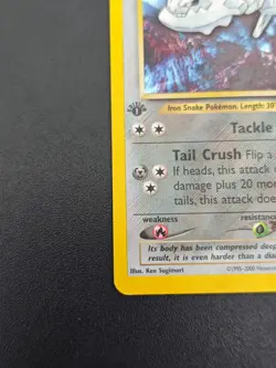 Pokemon TCG Steelix 1st Edition Holo Neo Genesis 15/111 - Image 5