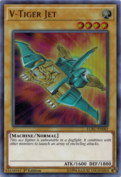 V-Tiger Jet [LCKC-EN082] Ultra Rare Near Mint 1st Edition - Yugioh single - Image 1