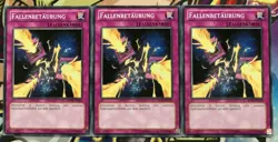 3x Fallenbetaubung SDCR-DE032 COMMON DEUTSCH 2.Auflage PLAYSET NM Yu-Gi-Oh - Image 1