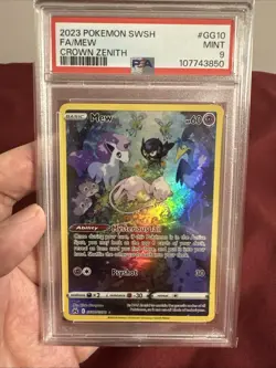 Mew Crown Zenith SWSH Galarian Gallery GG10/GG70 PSA 9 Pokemon Card - Image 1