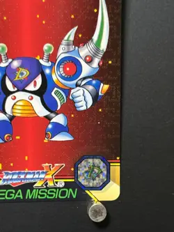 Mega MAN X Card 12 CAPCOM BANDAI JAPAN Japanese Rockman 1995 - Image 4