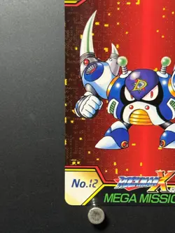 Mega MAN X Card 12 CAPCOM BANDAI JAPAN Japanese Rockman 1995 - Image 5