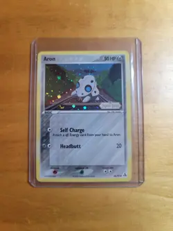 Aron 48/92 Legend Maker Reverse Holo Rare 2006 Pokemon TCG Card LP - Image 4