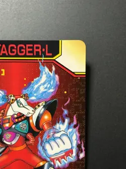 Mega MAN X Card 19 Flame Stag CAPCOM BANDAI JAPAN Japanese Rockman 1995 - Image 3