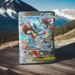 Mega Lucario Ex Alternate Art 179/132 Mega Evolution Secret Rare Pokemon Card NM - Image 1