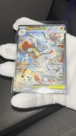 Mega Lucario Ex Alternate Art 179/132 Mega Evolution Secret Rare Pokemon Card NM - Image 2