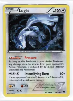 Lugia - XY Fates Collide 78/124 - NM/M - Pokemon Holo Rare Card - Image 1