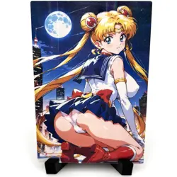 Sailor Moon Sexy Hot Anime Waifu Girl Doujin Lewd Goddess Story Holo Art Card - Image 1
