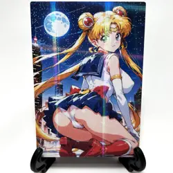 Sailor Moon Sexy Hot Anime Waifu Girl Doujin Lewd Goddess Story Holo Art Card - Image 2