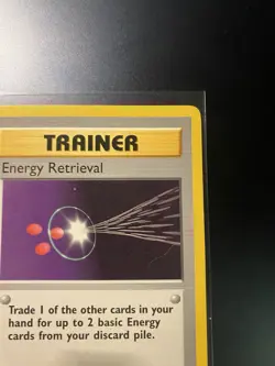 Energy Retrieval Trainer Card Pokemon 81/102 Vintage - Image 3