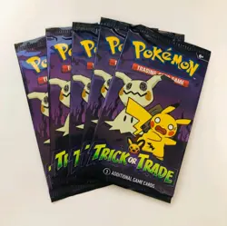 5 Pack Pokemon TCG Trick or Trade Booster Packs 2023 Halloween Card Lot Bundle 820650852572 - Image 1