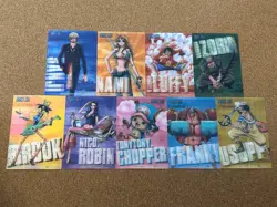 one piece 3D sticker card 9set anime card 2012 - Image 1