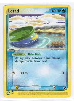 Lotad - EX Sandstorm 66/100 - NM/M - Pokemon Common Card - Image 1
