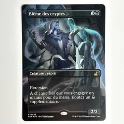 BLEME DES CRYPTES MTG BORDERLESS FOIL RVR - CARTE MAGIC THE GATHERING FR NEUF - Image 1